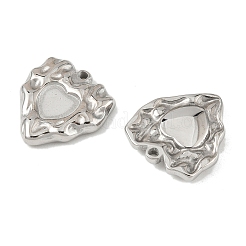 304 Stainless Steel Pendant Cabochon Settings&nbsp;STAS-L022-540P