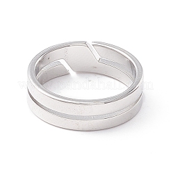 Non-Tarnish 304 Stainless Steel Finger Ring&nbsp;LS-RJEW-Z013-01P