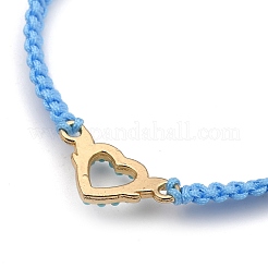 Adjustable Nylon Cord Braided Bead Bracelets&nbsp;BJEW-JB05394-02