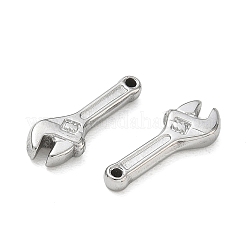 304ステンレスペンダント  レンチチャーム  ステンレス鋼色  18x6x2.8mm  穴：1mm&nbsp;SA-CBAAC28-28P