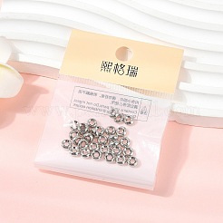 シェグレイスの真鍮ビーズ  ロンデル  カドミウムフリー＆ニッケルフリー＆鉛フリー  プラチナメッキ  5x2.5mm  穴：2mm&nbsp;XGR0117P-124P