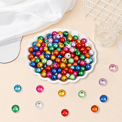 300Pcs Spray Painted Acrylic Beads&nbsp;MACR-PA0001-80