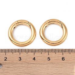 Ion Plating(IP) 316 Stainless Steel Spring Gate Rings&nbsp;STAS-M296-01G-B