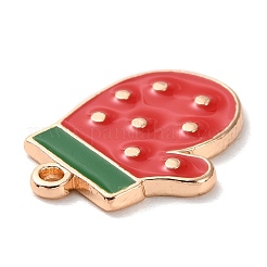 Christmas Zinc Alloy Enamel Pendants&nbsp;PALLOY-K008-03E-KCG