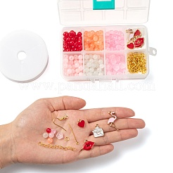 DIY Jewelry Set Making Kits for Valentine's Day&nbsp;DIY-LS0001-85