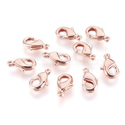 Brass Lobster Claw Clasps&nbsp;KK-S314-42RG