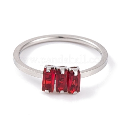304 Stainless Steel Finger Ring&nbsp;RJEW-C086-04-P