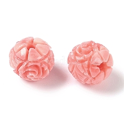 Synthetic Shell Dyed Carved Beads&nbsp;SHEL-H005-24