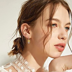 女性のための合金のぶら下がりイヤリング  ヒマワリ  アンティークシルバー＆アンティーク金色  40x13mm&nbsp;WG164F9-01