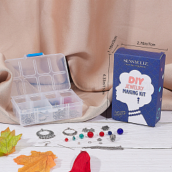 DIY Dangle Earring Making Kits&nbsp;DIY-SC0016-36