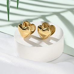 Ion Plating(IP) 304 Stainless Steel Hoop Earrings&nbsp;EJEW-C124-01D-G