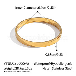 304 Stainless Steel Plain Bangles&nbsp;PL9511-1