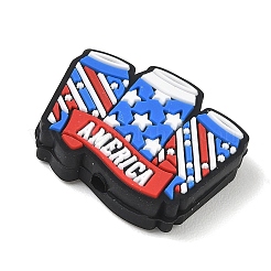 Independence Day Silicone Beads&nbsp;SIL-E013-01E