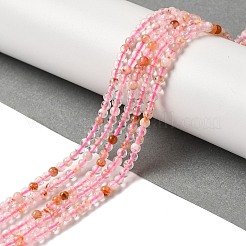 Natural Cherry Blossom Agate Beads Strands&nbsp;G-B090-A15-02