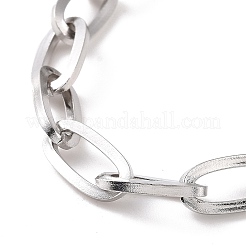 Non-Tarnish 304 Stainless Steel Cable Chain Bracelet for Men Women&nbsp;LS-BJEW-E031-05B-P