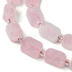 Natural Madagascar Rose Quartz Beads Strands&nbsp;G-C098-A15-01