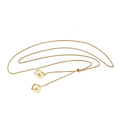 304 Stainless Steel Chain Pendants Necklaces for Women&nbsp;NJEW-A068-01C-G