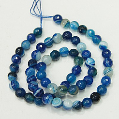 Natural Agate Strands&nbsp;G-Q841-6mm-M