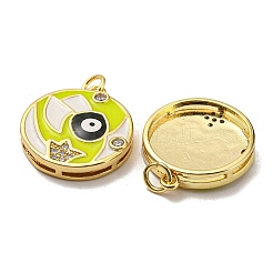 Real 18K Gold Plated Brass Pendants&nbsp;KK-L209-009G-01