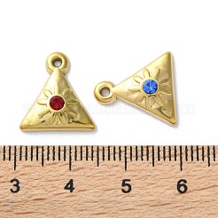 Ion Plating(IP) 304 Stainless Steel Charms&nbsp;STAS-Z099-05G