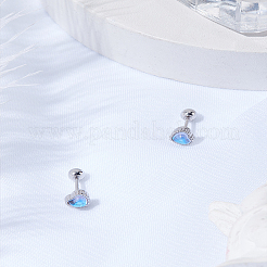 1 Pair Brass Stud Earrings&nbsp;EJEW-LP0008-040