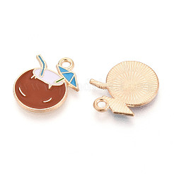 Beach Theme Alloy Enamel Pendants&nbsp;LS-ENAM-T022-33C