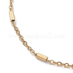 Ion Plating(IP) 304 Stainless Steel Satellite Chain Necklace for Men Women&nbsp;STAS-B039-13G