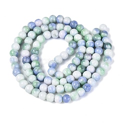 Opaque Ombre Effect Dyed Glass Beads Strands&nbsp;GLAA-Q106-04A-10