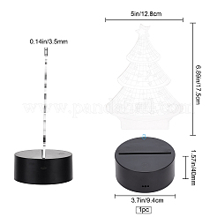 Acrylic 3D Creative Visualization Lamp&nbsp;DJEW-WH0010-58