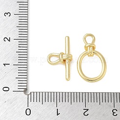 真鍮製マンテル  オーバル  カドミウムフリー＆鉛フリー  長持ちメッキ  ゴールドカラー  バー：9x17x3mm  穴：4x3mm  リング：18.5x10.5x3mm&nbsp;KK-CBAFC6C-07H-G