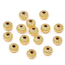 ラックメッキ真鍮製ビーズ  長持ちメッキ  カボチャ  ミックスカラー  4x3mm  穴：1mm&nbsp;KK-G455-05C