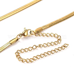 304 Stainless Steel Rhinestone Snake Chain Evil Eye Pendant Necklaces&nbsp;NJEW-K273-02G