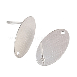 316 Stainless Steel Stud Earring Findings&nbsp;STAS-D389-01P