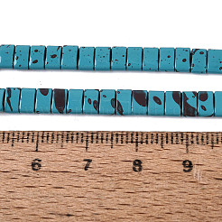 Spray Painted Synthetic Non-magnetic Hematite Bead Strands&nbsp;G-T124-02B-1