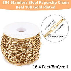 5M Ion Plating(IP) 304 Stainless Steel Cable Chains&nbsp;CHS-BM0001-07