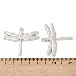 トンボ合金チャーム  カドミウムフリー＆鉛フリー  プラチナ  40x47x3.5mm  穴：2.5mm&nbsp;FIND-M082-05P