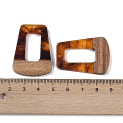 Resin & Wood Pendants&nbsp;WOOD-F015-11D