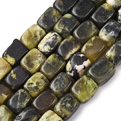 Natural Yellow Turquoise(Jasper) Beads Strands&nbsp;G-D098-D14