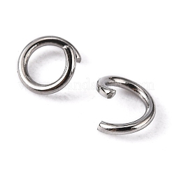 Tarnish Resistant 304 Stainless Steel Open Jump Rings&nbsp;STAS-R049-5x0.8mm