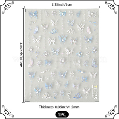 Bowknot Pattern PET Nail Art Stickers&nbsp;MRMJ-WH20017-014