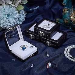 PU Leather Jewelry Gift Storage Box&nbsp;AJEW-WH0475-04A