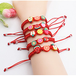 240Pcs 12 Kinds of Fruit Handmade Polymer Clay Beads&nbsp;CLAY-ZZ0001-001A