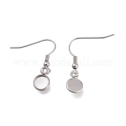 Tarnish Resistant 304 Stainless Steel Earring Hooks&nbsp;STAS-H114-07P