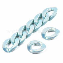 Spray Painted Acrylic Linking Rings&nbsp;MACR-S280-06C-02