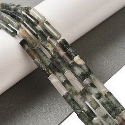 天然石翡翠ビーズ連売り  コラム  13x4mm  穴：1mm  約28個/連  15.08''（38.3センチメートル）&nbsp;G-D464-44