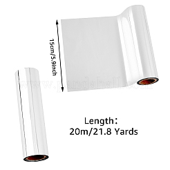 ホイル紙のスタンピング  転写箔紙  エレガンスレーザープリンタークラフト紙  銀  150mm  20 m /ロール&nbsp;DIY-WH0430-182A