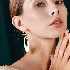 20Pcs 2 Colors Brass Stud Earring Findings&nbsp;KK-BC0008-33