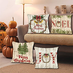 Burlap Customization Pillow Covers Set&nbsp;AJEW-WH0124-019