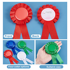 16Pcs 4 Styles Award Ribbon Shape Tinplate Badge Pins&nbsp;JEWB-PH0001-34