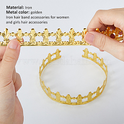 Iron Hair Band Findings&nbsp;FIND-WH0148-235